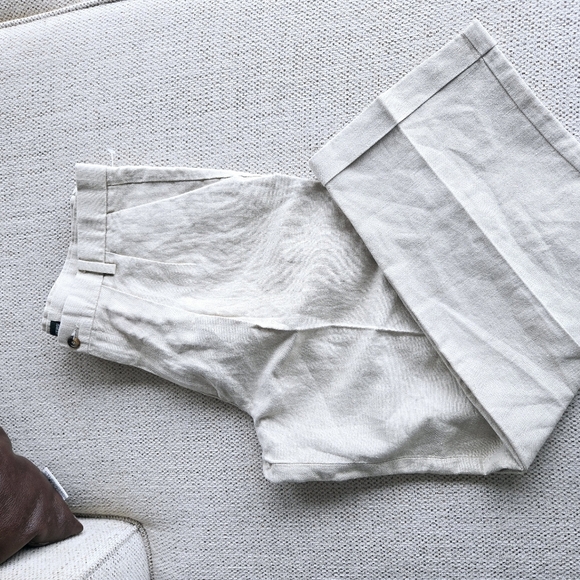 NWOT Dockers Premium Pants Mens W36x L30 Beige Linen Blend. - Picture 9 of 10